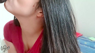 Spontaneous Bed Fuck Foot Tease, Deep POV Blowjob, Toy Clit Buzz, Hard Missionary Orgasm, Cowgirl Ride & Facial Cumshot