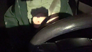 Sexy Car Ride with Hot Horny MILF Artemisia Love Showing Her Big Juicy Tits While Driving Around