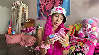 POV Vaping While Calling My Cuck Boyfriend Telling You Im Cheating on You While Youre Resting at Night with Bigger Cocks Vape Fe