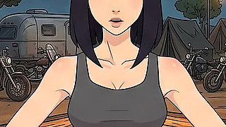 Cuck Tales: Watching the Brunette Chick Getting Fucked and Creampied by Biker with Long Dick - Episode 12