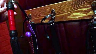 BDSM Master dominates Foxy Slave fuck with a sex machine