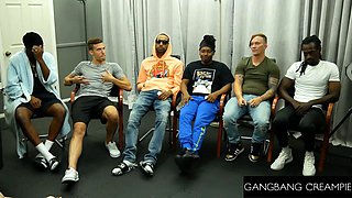 Jackie Hoffs Massive Tits Bounce Wildly As She Rides Huge Cocks In Wild Double Penetration Gangb