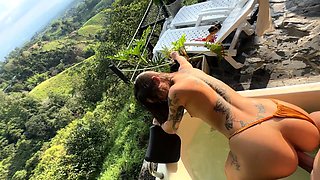 Fucking in a public jacuzzi!