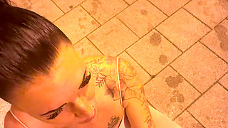 Random Blowjob at Train Station