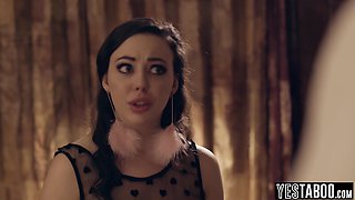 Kinky gorgeous teen manipulate mature married BF into railing her