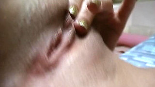 This Blonde Teen From Germany Can't Stop Playing with Her Pussy