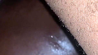 Horny African Foreplay Teen Loves to Get Wet by the Feeling of Soft Cock Rubbing Her Oiled Pussy