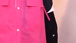 White Silk Raincoat Tape Restraint