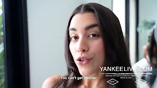 Sexy Latina Babe Gives a POV Blowjob and Handjob