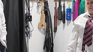 Teachers Dirty Slut Gets Double Domination Part 2