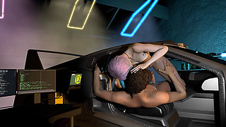 Lucy Riding Dick In the Car - Cyberpunk Edgerunners
