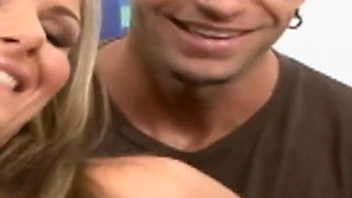 Sexy blonde gets taken home by a stranger because her pussy is horny and she wants to be penetrated in her hot and wet holes by