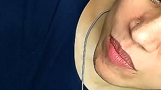 Quickie! Blowjob on the Couch and Cum Mouthful