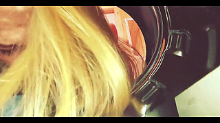 My Stepsister Got Stuck in the Washing Machine and I Decided to Help Her with My Big Dick