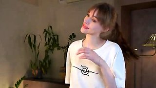 Tattooed Webcam Teen Rides Massive Toy