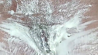 Fetish Cream in Pantyhose and Panties Masturbation Cream