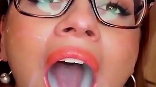 Busty JenKowski bukkake cumslut