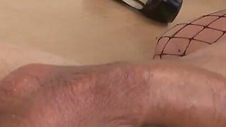 Probably his first real hardcore submission and pegging