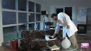 The Horny Doctor Gives a Nurse a Sexy Corset That Makes Him Fuck Her Hard.