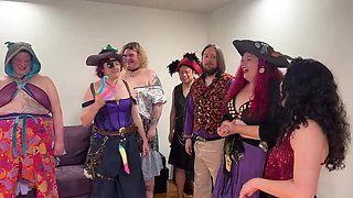 Boobie Bucket List: Wild Lesbian Orgy with Strapon and Deep Throat