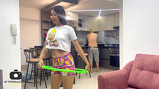 My Shy Stepsister Wants to Be a Gymnast and I Help Her by Giving Her the Best Fuck of Her Life.