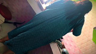 MILF Hot Big Ass Stepmom Cooking In Kitchen & i see her