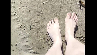 Beach Feet Teasing