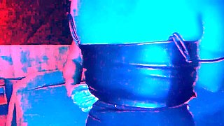 Tied Up Latina Teen Romantic BDSM with Older Man - Part 1