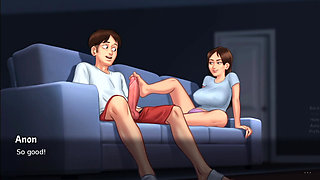 StepBrother caught while masterbate big dick sex