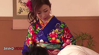 Ayumi Shinoda Kimono Blowjob And Hardcore Sex