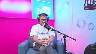 NikolleLove, an Argentinean with HUMUNGOUS GIGANTIC BUMPERS, bathes in LUBRICANT and demolishes her fuckbox until she climaxes.