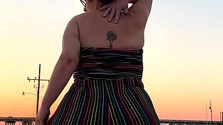 -Onlyfans.com- Hourglassleigh - Strolling In Stripes At