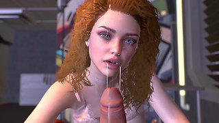 3D Closeup Handjob by a Cute Teen From: Thescenes