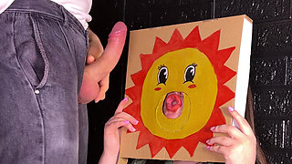 Gloryhole - Face-in-hole Board. I Fucked the Sun