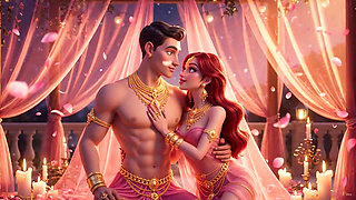 Desi Couple Ki Full Night Passion - Gold Jewelry Mein Sexy Bhabhi Aur Muscular Husband Ka Hot Bedroom Romance