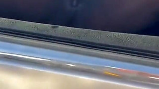 Fucking My Pussy Cumming Hard Back of My Car