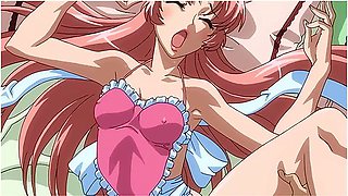 Pink Haired Beauty Loves Cock Riding And Cosplaying With Hentai Anime