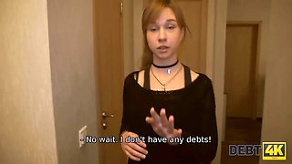 Debt4k. girl pays for gadgets by smoking and riding collector\u2019s boner
