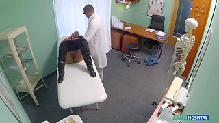 Girl with fertility problems gets a dosage of doctor's dick