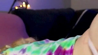 Blonde White Trash Whore Throat Fuck & Screaming Orgasm Ending