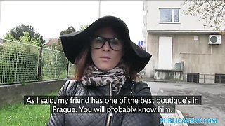 Stupefying Billie Star - real clip - Public Agent