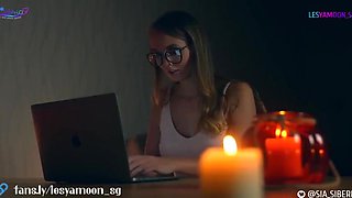 Scary Hot Halloween Story With Lesya Moon