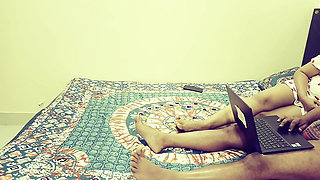 Step Sister Shares Bed with Indian Elder Brother at Home.