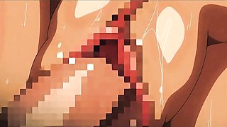 A big dick guy fucks his girlfriend and then her friend in this hentai