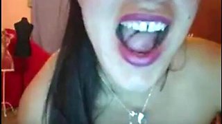 My stepmom caught on her cam: Big Tits, Amateur  Babe Porn