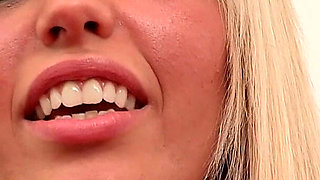 Cum Slut MILF Wife Scarlett March in Hot Big White Threesome Receives Messy Facials