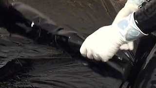 The Lady Dominatrix Likes It Fast! Spray!