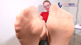 Your teacher's sweaty pantyhose punishment