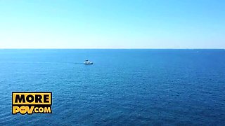 Shalina Devine Flirts & Fucks Her Boat Rental Client - Big Tits Blonde MILF POV