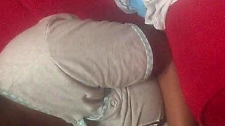 Indonesian Maid Facefucked Get Cum in Mouth